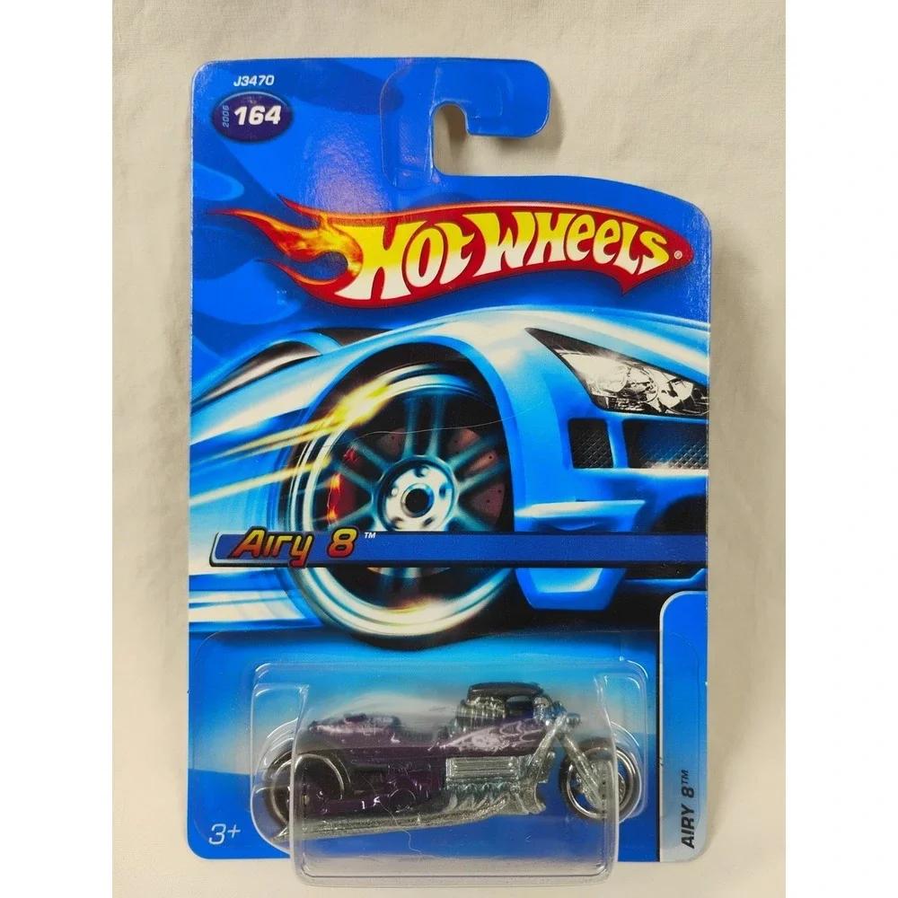 2006‎ Hot Wheels #164 Air 8 Purple Motorcycle 1:64
